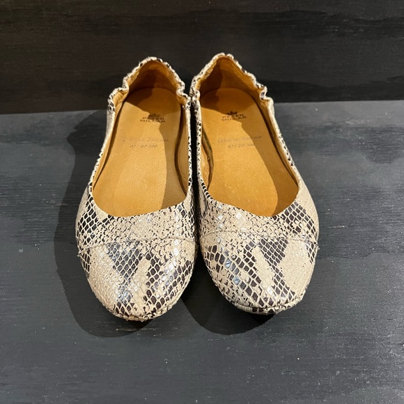 Peter Millar Anaconda Snake Skin Ballet Flats Women’s Size 7 Limited Edition #21 - Picture 3 of 8
